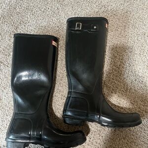 Women’s Original Tall Hunter Boots - Black Size 7